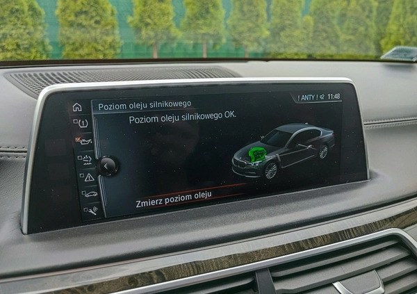 BMW Seria 7 cena 155000 przebieg: 125515, rok produkcji 2016 z Piotrków Trybunalski małe 781